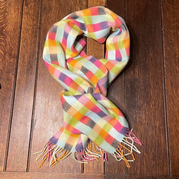 Scottish Cashmere Accessories - Plaid Cashmere Scarf